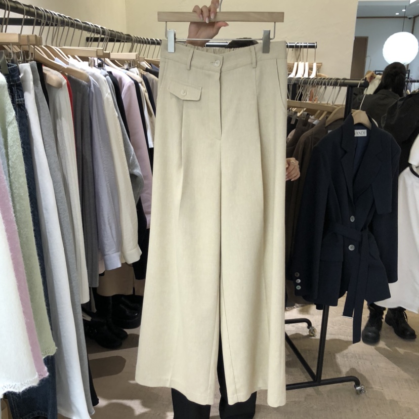 W AND J韓國直郵女士新款職業推薦人氣休閑熱賣26春夏休閑褲W AND J休閑褲圖色1