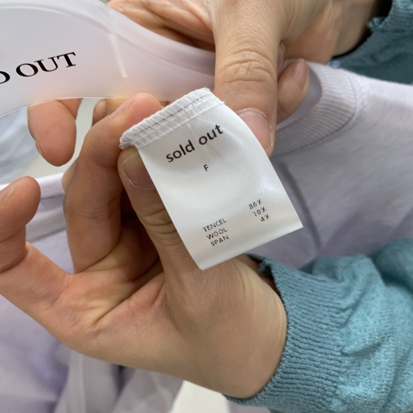 SOLD OUT東大門直郵女士新品26春夏真品時尚職業長袖T恤SOLD OUT長袖T恤