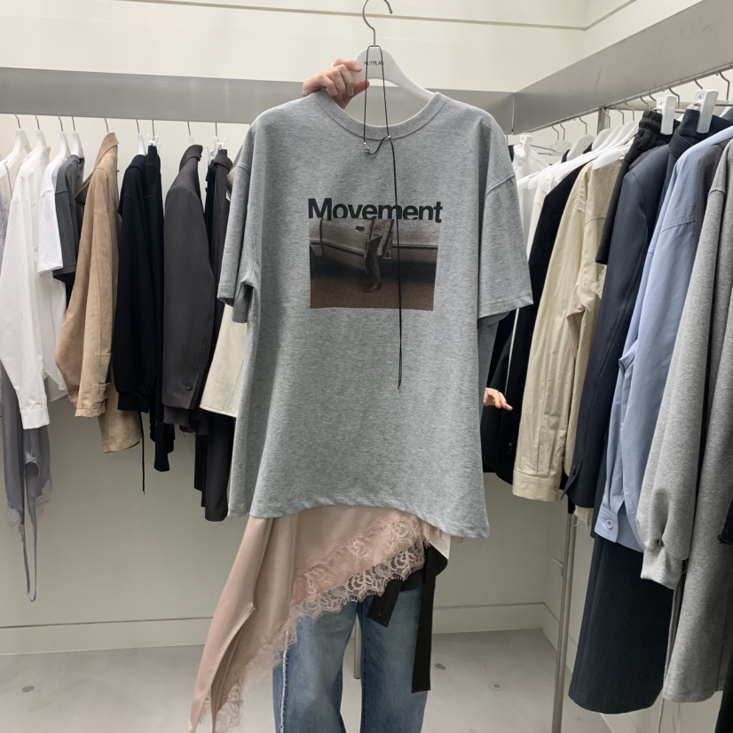 NUTPLAN東大門直郵女裝新品真品26春夏職業休閑推薦人氣T恤NUTPLANT恤圖色1