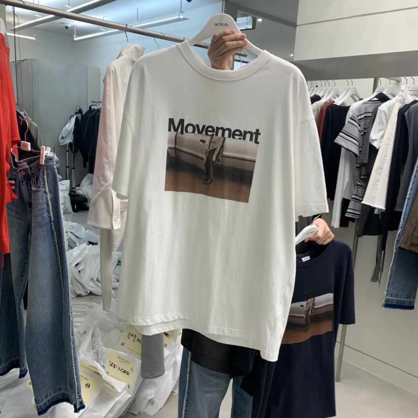 NUTPLAN東大門直郵女裝新品真品26春夏職業休閑推薦人氣T恤NUTPLANT恤圖色2