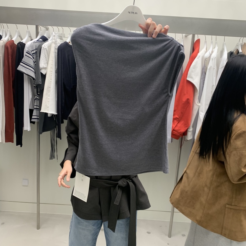NUTPLAN韓國直郵女士新款真品26春夏熱賣時尚休閑吊帶背心NUTPLAN吊帶/背心圖色1