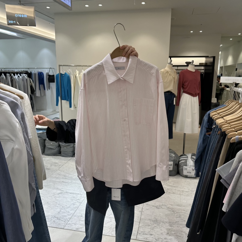 BLUEI-D/N SHARP韓國直郵女裝新款時尚推薦襯衫蕾絲衫Blue i-d/N SHARP襯衫/蕾絲衫圖色3