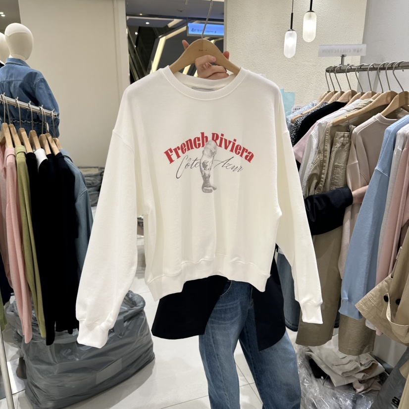 BLUEI-D/N SHARP東大門代購女裝新品真品熱賣休閑衛衣Blue i-d/N SHARP衛衣圖色3