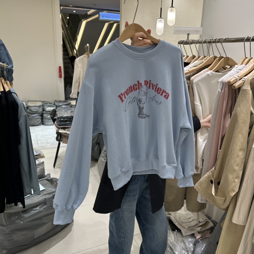 BLUEI-D/N SHARP東大門代購女裝新品真品熱賣休閑衛衣Blue i-d/N SHARP衛衣圖色4