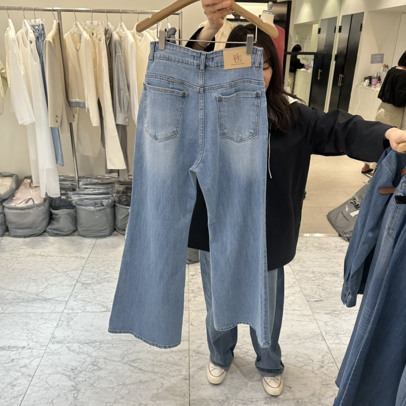 BLUEI-D/N SHARP東大門實拍女士新品休閑牛仔褲不含腰帶Blue i-d/N SHARP牛仔褲