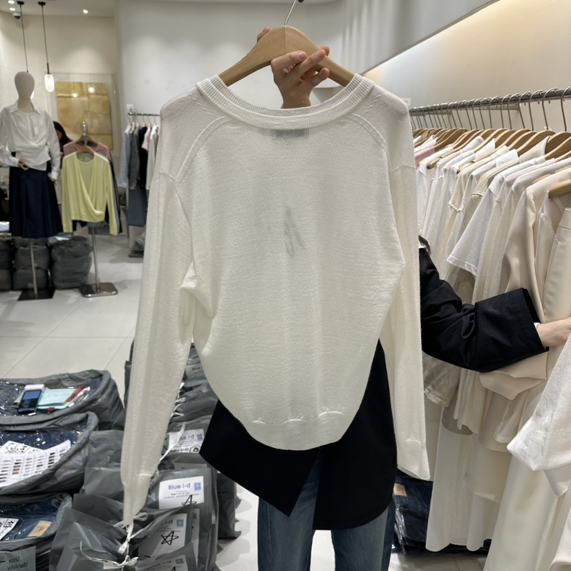 BLUEI-D/N SHARP韓國直郵女裝新款時尚休閑熱賣針織衫Blue i-d/N SHARP針織衫