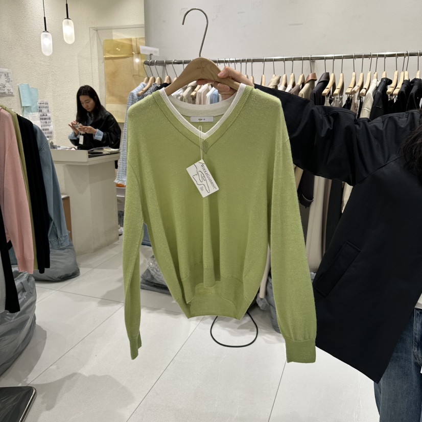 BLUEI-D/N SHARP韓國直郵女裝新款時尚休閑熱賣針織衫Blue i-d/N SHARP針織衫圖色3