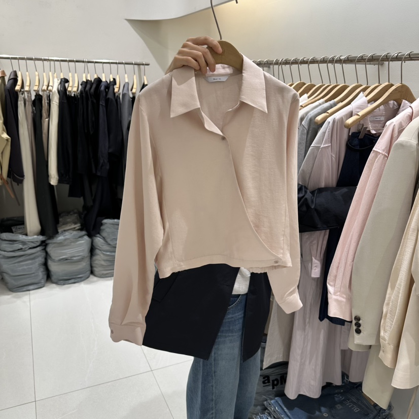 BLUEI-D/N SHARP韓國直郵女士新款職業26春夏襯衫蕾絲衫Blue i-d/N SHARP襯衫/蕾絲衫圖色2