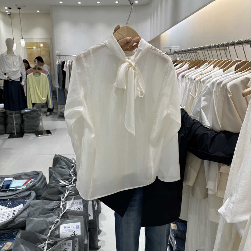 BLUEI-D/N SHARP韓國直郵女裝新品時尚真品襯衫蕾絲衫Blue i-d/N SHARP襯衫/蕾絲衫