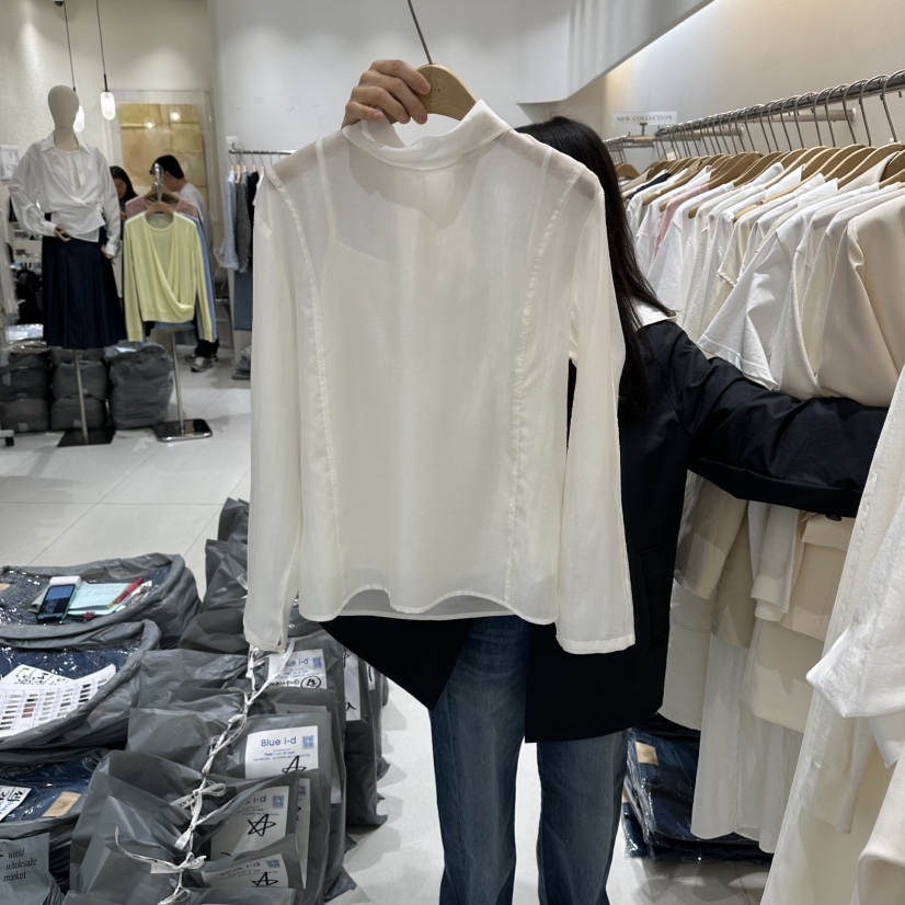 BLUEI-D/N SHARP韓國直郵女裝新品時尚真品襯衫蕾絲衫Blue i-d/N SHARP襯衫/蕾絲衫圖色1