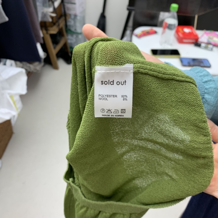 SOLD OUT韓國代購女士新款休閑人氣真品時尚職業針織衫開衫SOLD OUT針織衫