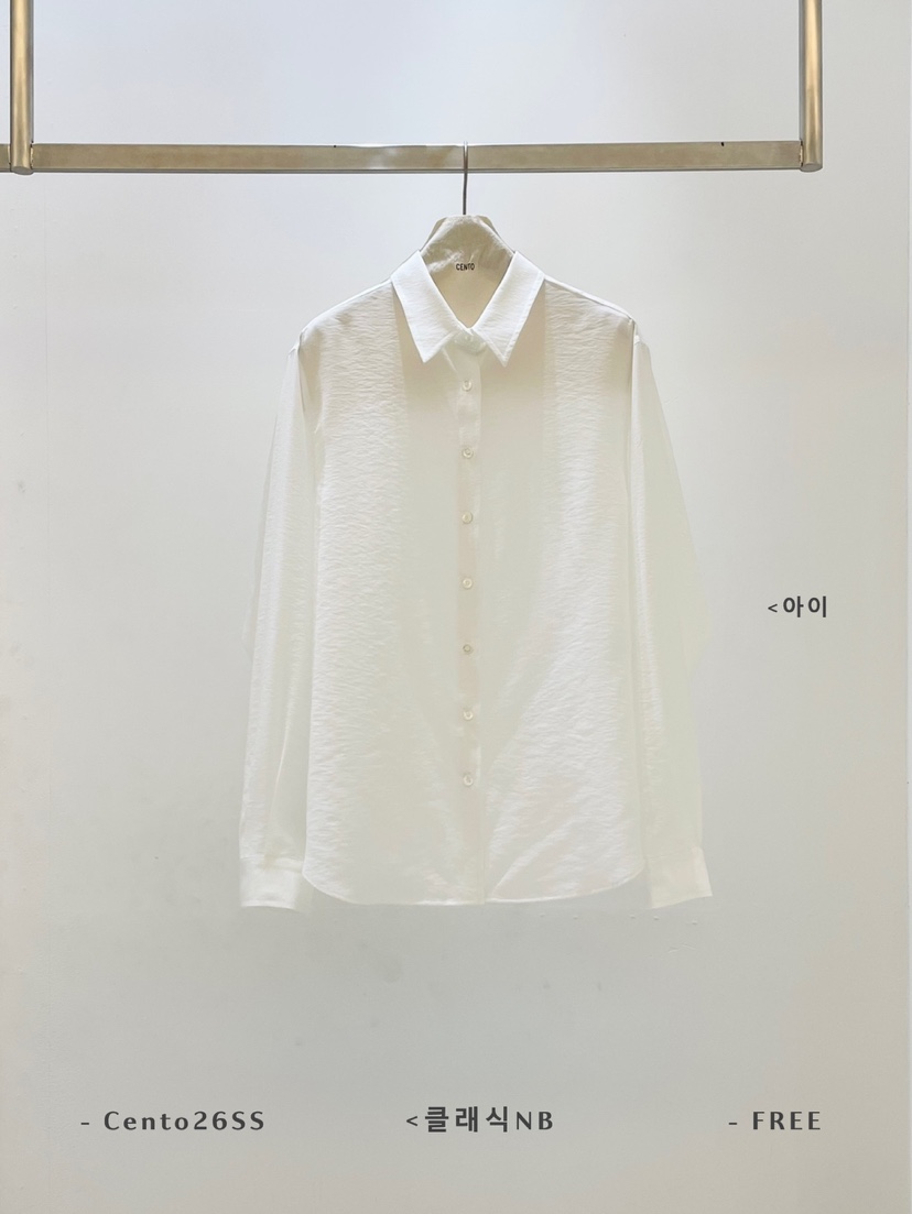 CENTO東大門實拍女裝新款26春夏職業時尚真品熱賣襯衫蕾絲衫CENTO襯衫/蕾絲衫圖色1