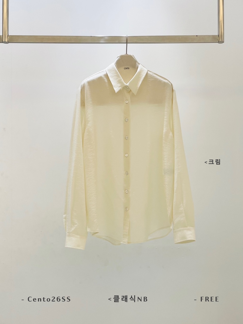 CENTO東大門實拍女裝新款26春夏職業時尚真品熱賣襯衫蕾絲衫CENTO襯衫/蕾絲衫圖色2