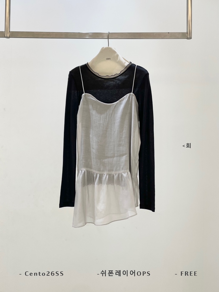 CENTO韓國代購女士新款休閑真品推薦職業人氣熱賣連衣裙雪紡CENTO連衣裙