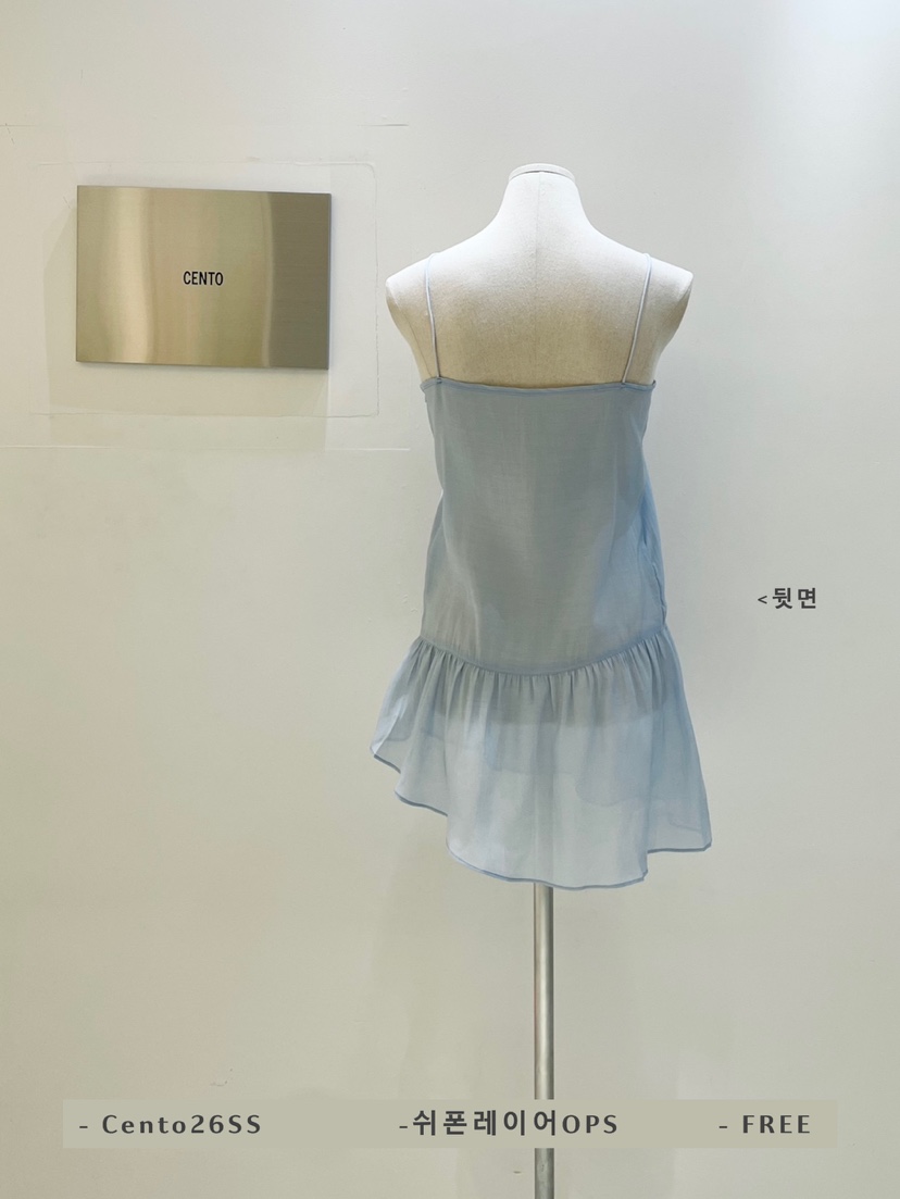 CENTO韓國代購女士新款休閑真品推薦職業人氣熱賣連衣裙雪紡CENTO連衣裙