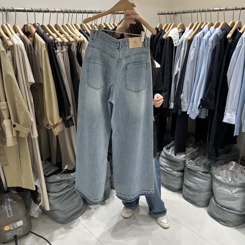 BLUEI-D/N SHARP韓國代購女裝新款職業熱賣休閑牛仔褲Blue i-d/N SHARP牛仔褲