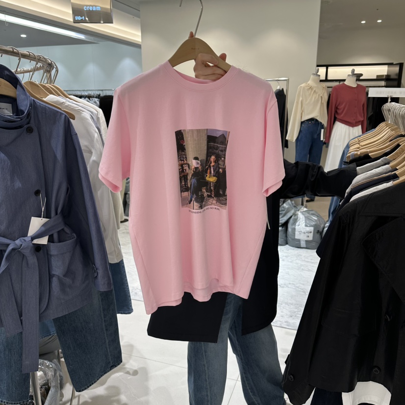 BLUEI-D/N SHARP韓國代購女士新款熱賣人氣推薦休閑T恤Blue i-d/N SHARPT恤圖色3