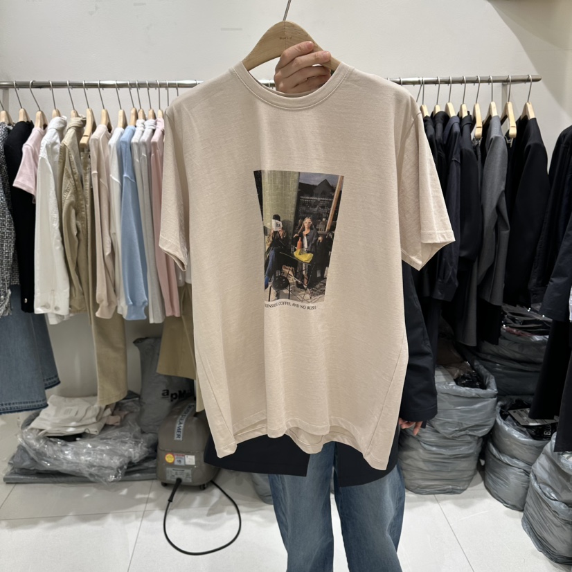 BLUEI-D/N SHARP韓國代購女士新款熱賣人氣推薦休閑T恤Blue i-d/N SHARPT恤圖色5