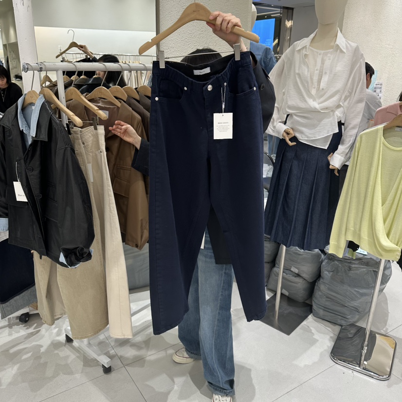 BLUEI-D/N SHARP韓國代購女士新款休閑熱賣26春夏休閑褲Blue i-d/N SHARP休閑褲圖色2