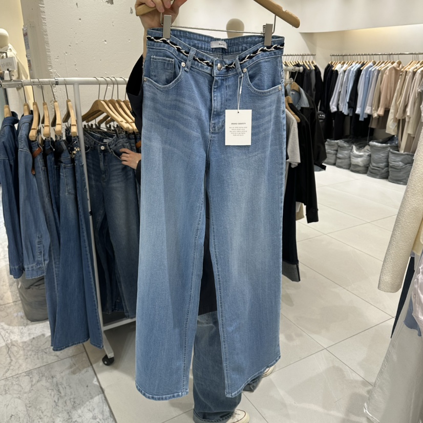 BLUEI-D/N SHARP東大門代購女裝新品真品牛仔褲不含腰帶Blue i-d/N SHARP牛仔褲圖色2