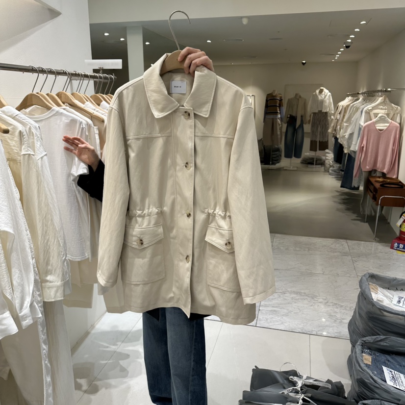 BLUEI-D/N SHARP東大門代購女裝新品人氣真品26春夏夾克Blue i-d/N SHARP夾克圖色1