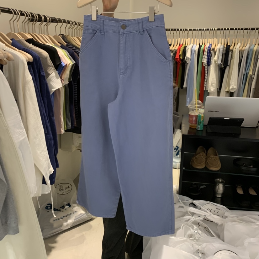 PLATE韓國直郵女士新品職業時尚26春夏熱賣人氣休閑休閑褲PLATE休閑褲圖色2