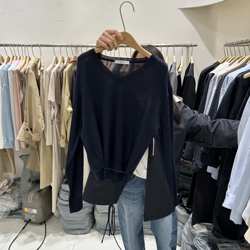 BLUEI-D/N SHARP韓國代購女士新品人氣真品時尚針織衫Blue i-d/N SHARP針織衫圖色4