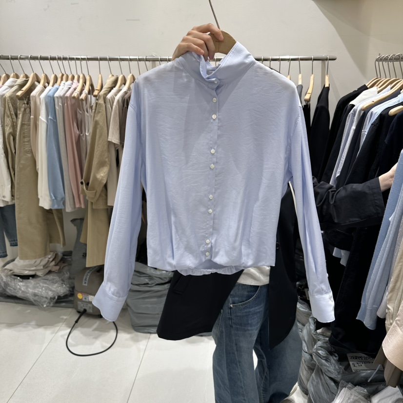 BLUEI-D/N SHARP東大門實拍女士新品職業人氣襯衫蕾絲衫Blue i-d/N SHARP襯衫/蕾絲衫圖色3