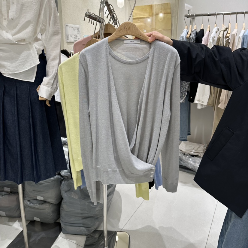 BLUEI-D/N SHARP東大門實拍女裝新款人氣休閑推薦針織衫Blue i-d/N SHARP針織衫圖色3