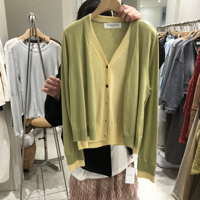 SSEMIENNE韓國代購女裝新品推薦職業人氣真品熱賣針織衫開衫SSENIQUE針織衫圖色1