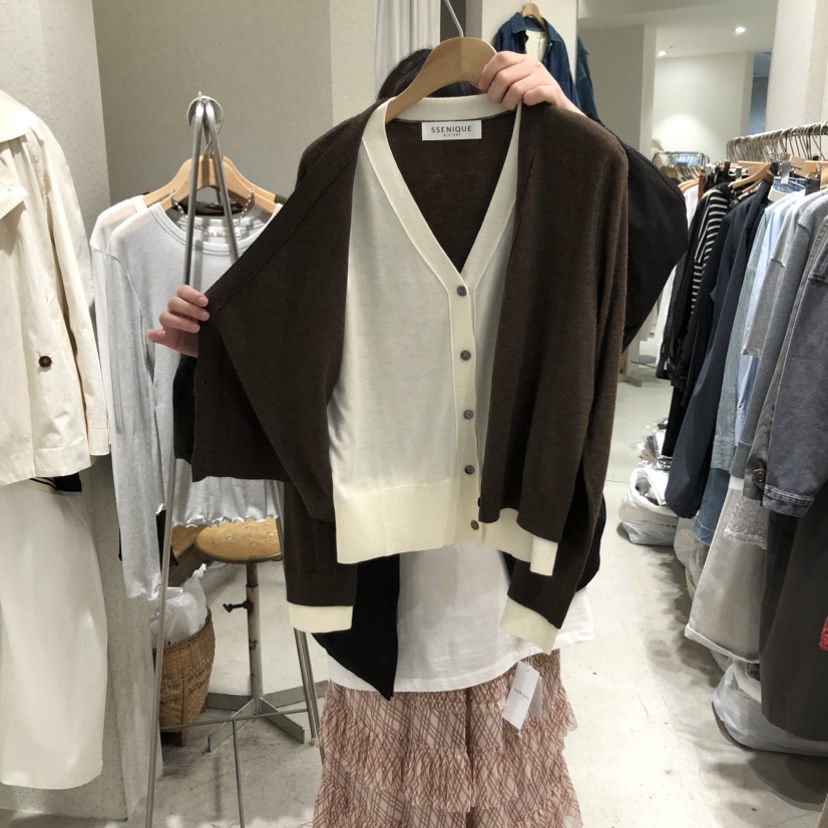 SSEMIENNE韓國代購女裝新品推薦職業人氣真品熱賣針織衫開衫SSENIQUE針織衫圖色2