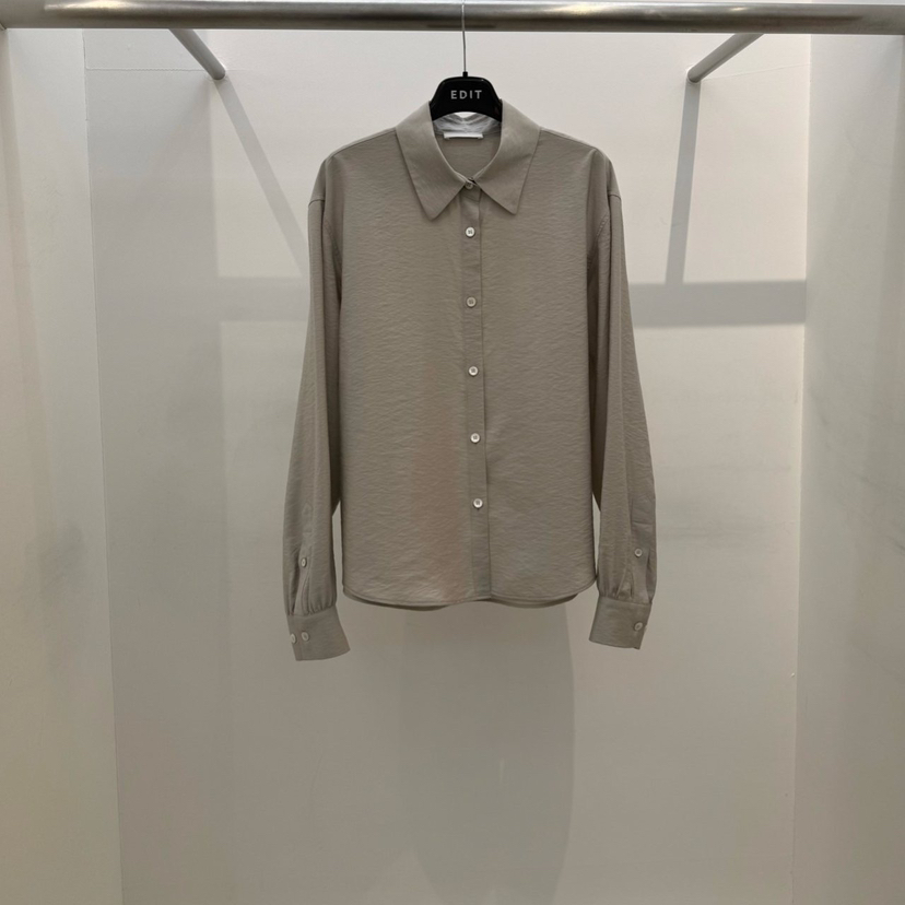 EDIT東大門實拍女士新品推薦人氣26春夏熱賣休閑襯衫蕾絲衫EDIT襯衫/蕾絲衫圖色1