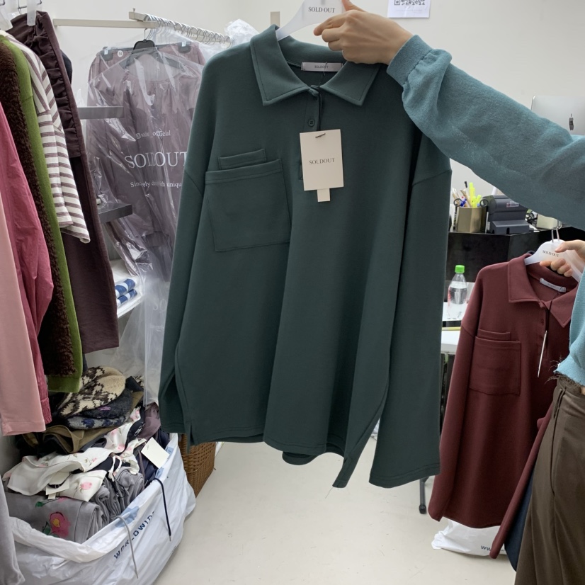 SOLD OUT東大門代購女士新品26春夏真品職業衛衣不含內搭SOLD OUT衛衣圖色2