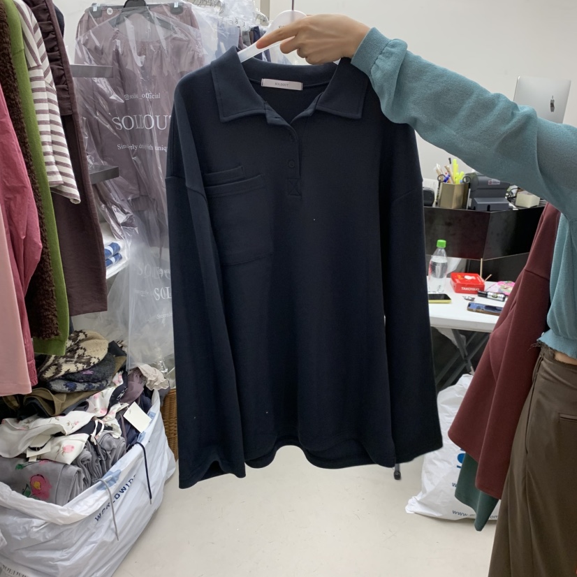 SOLD OUT東大門代購女士新品26春夏真品職業衛衣不含內搭SOLD OUT衛衣圖色4