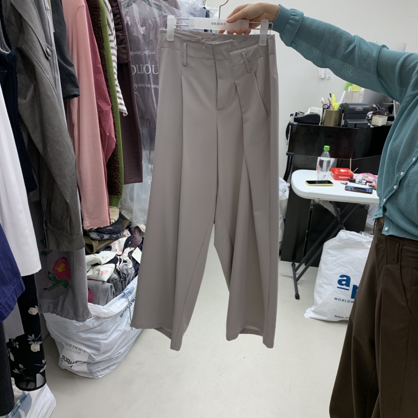 SOLD OUT東大門直郵女裝新款真品時尚熱賣休閑26春夏休閑褲SOLD OUT休閑褲圖色2