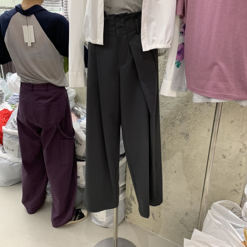 SOLD OUT東大門直郵女裝新款真品時尚熱賣休閑26春夏休閑褲SOLD OUT休閑褲圖色3