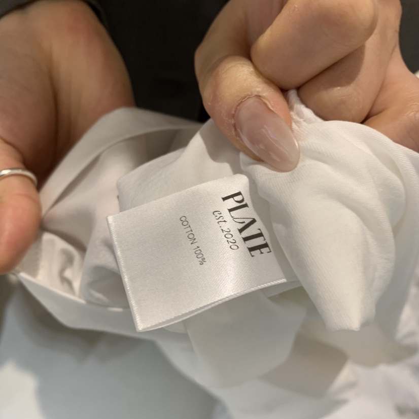 PLATE東大門實拍女士新款人氣職業26春夏真品時尚長袖T恤PLATE長袖T恤