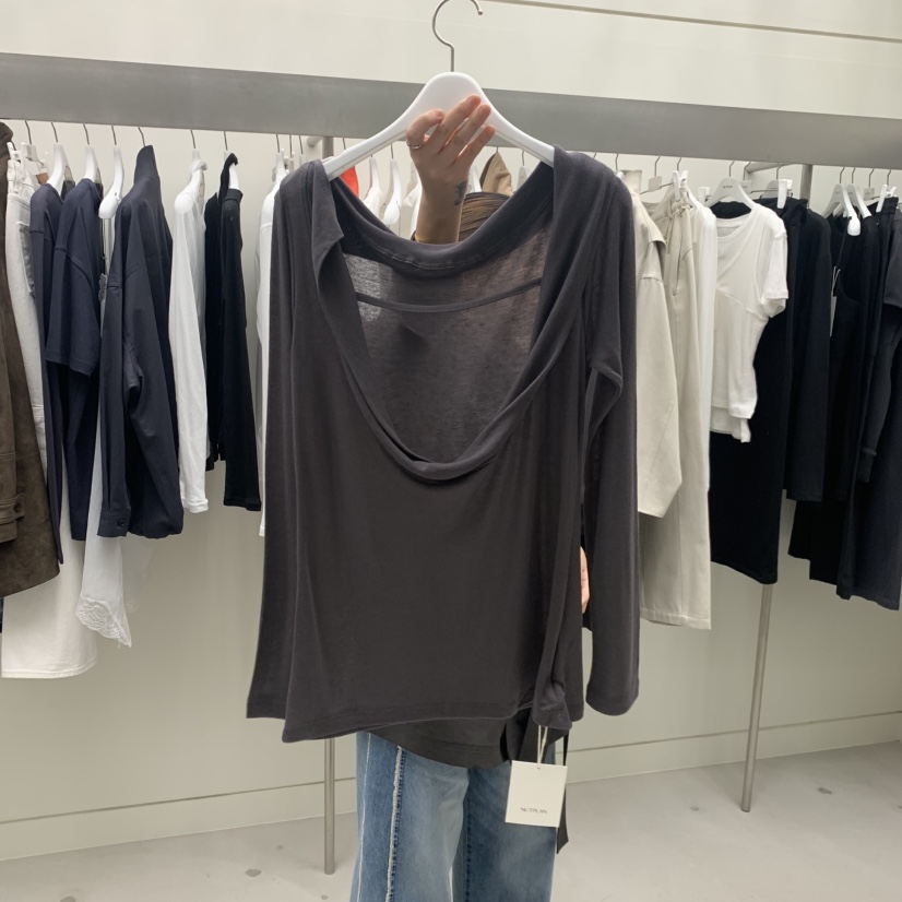 NUTPLAN韓國代購女裝新品26春夏時尚熱賣真品休閑長袖T恤NUTPLAN長袖T恤