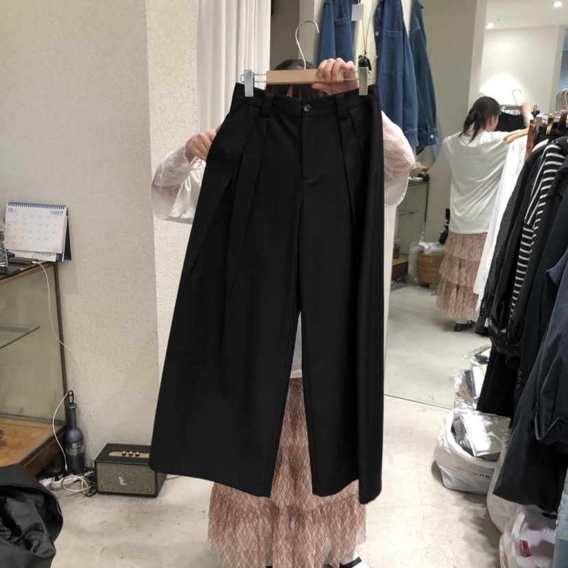 SSEMIENNE東大門代購女士新款職業熱賣時尚26春夏真品休閑褲SSENIQUE休閑褲圖色1