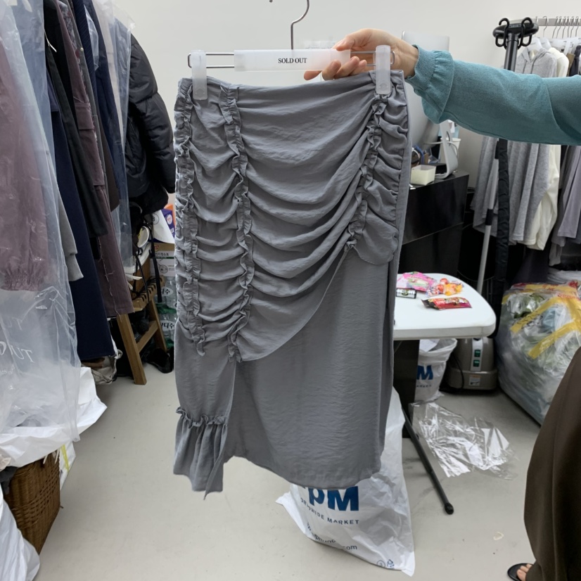 SOLD OUT韓國代購女士新款休閑真品時尚職業半身裙中短裙SOLD OUT半身裙/中短裙圖色2