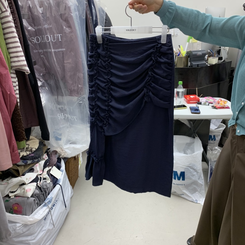 SOLD OUT韓國代購女士新款休閑真品時尚職業半身裙中短裙SOLD OUT半身裙/中短裙圖色3