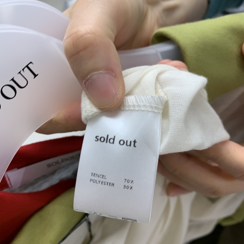 SOLD OUT韓國代購女士新品時尚人氣職業休閑真品長袖T恤SOLD OUT長袖T恤