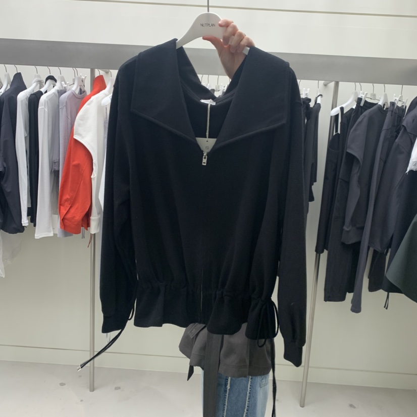 NUTPLAN韓國直郵女裝新品人氣職業真品熱賣推薦休閑夾克拉鏈NUTPLAN夾克圖色2