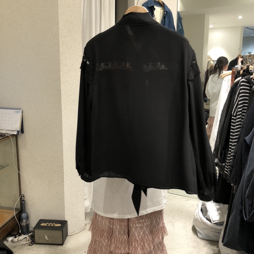 SSEMIENNE韓國直郵女裝新品休閑職業真品人氣26春夏襯衫蕾絲衫SSENIQUE襯衫/蕾絲衫