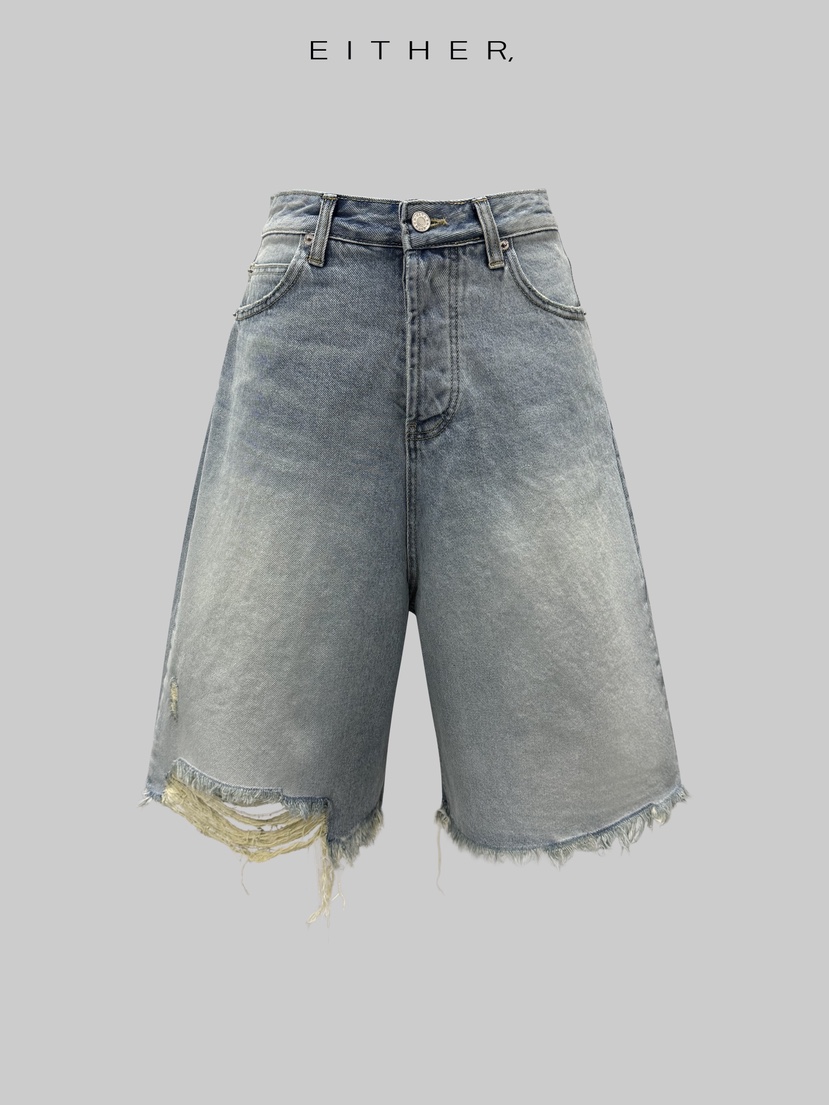 EITHER韓國直郵女裝新款熱賣26春夏休閑推薦真品人氣短褲EITHER短褲圖色1