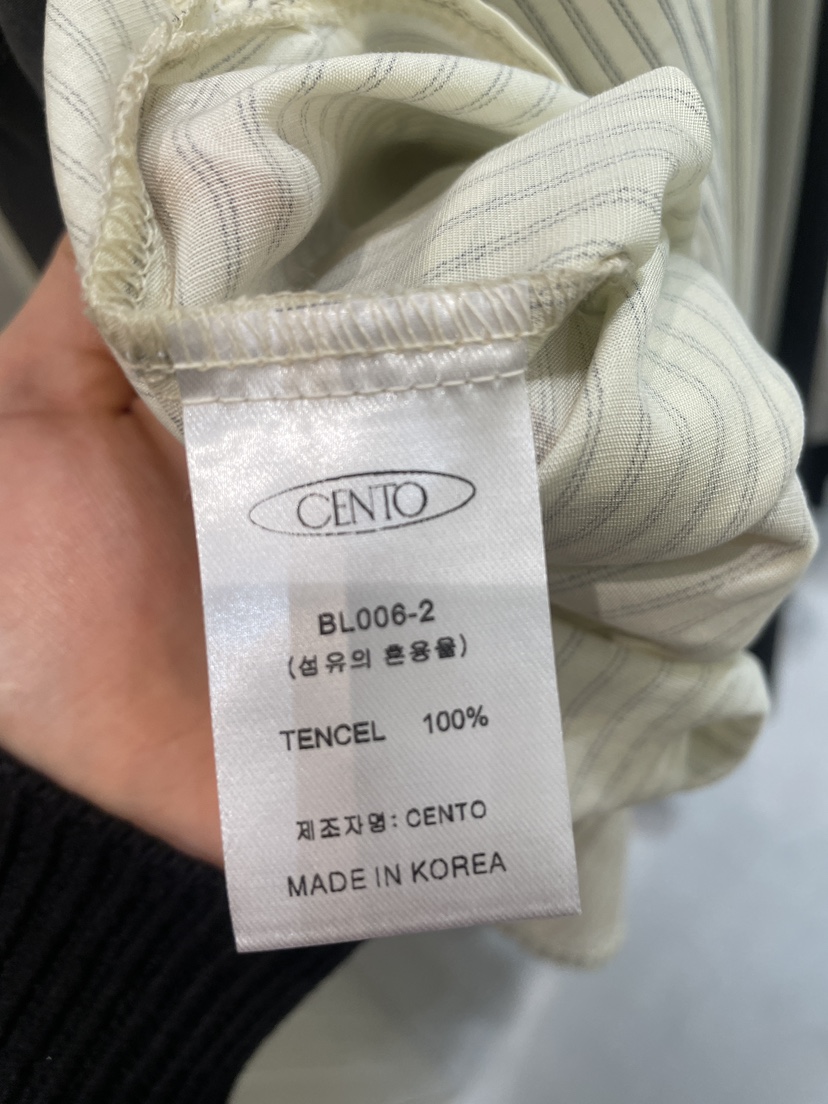 CENTO韓國直郵女士新品熱賣人氣時尚推薦26春夏襯衫蕾絲衫CENTO襯衫/蕾絲衫