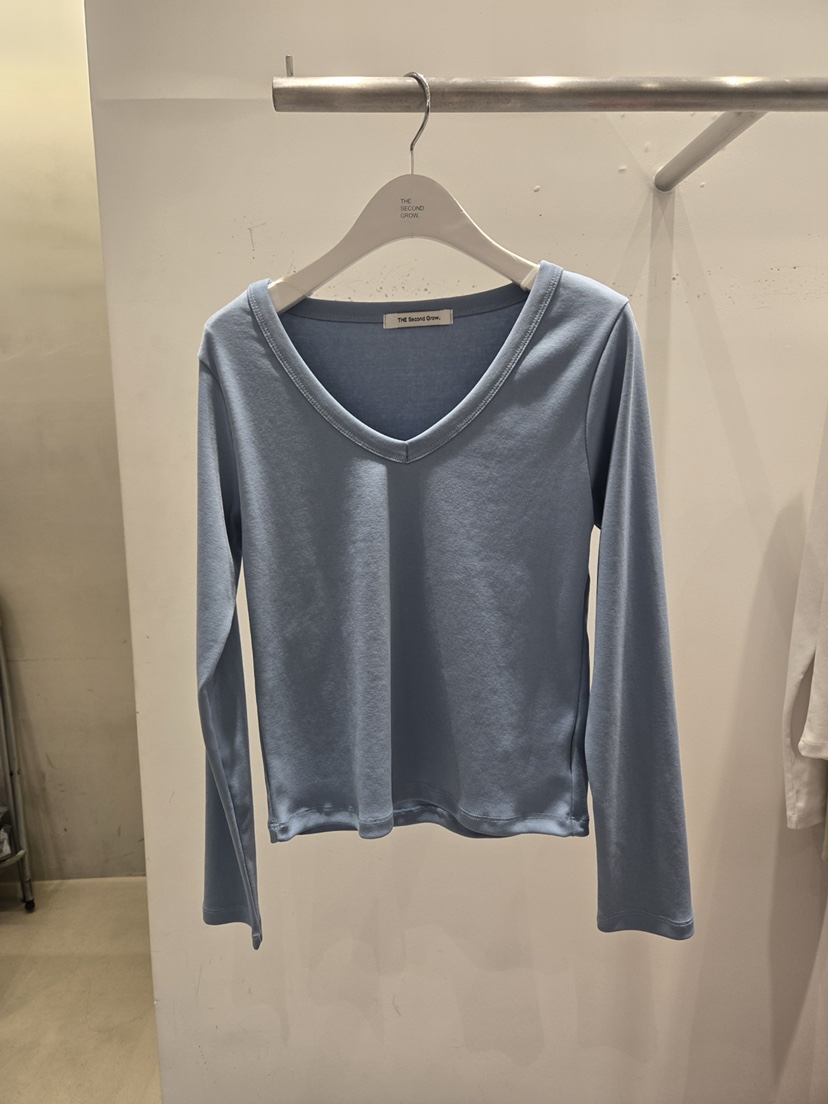 THE SECOND GROW/QUEENSRABBIT東大門實拍女士新品人氣長袖T恤THE SECOND GROW/QUEENSRABBIT長袖T恤圖色3