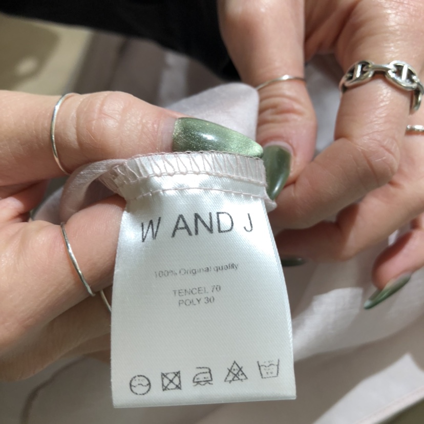 W AND J韓國代購女士新款26春夏熱賣職業休閑襯衫蕾絲衫W AND J襯衫/蕾絲衫