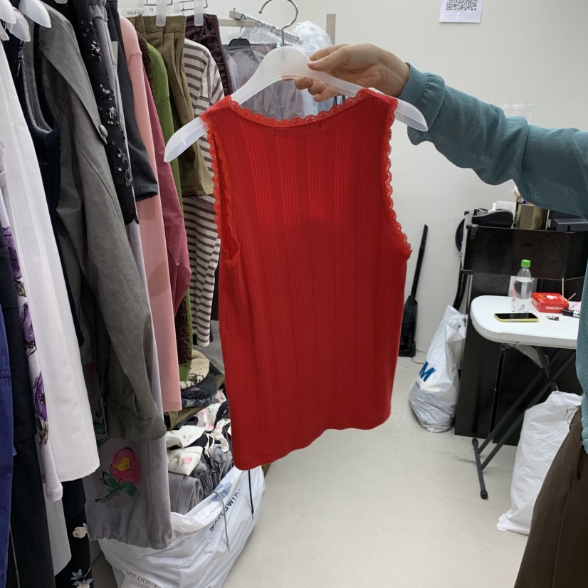 SOLD OUT東大門代購女士新款推薦職業人氣休閑26春夏吊帶背心SOLD OUT吊帶/背心