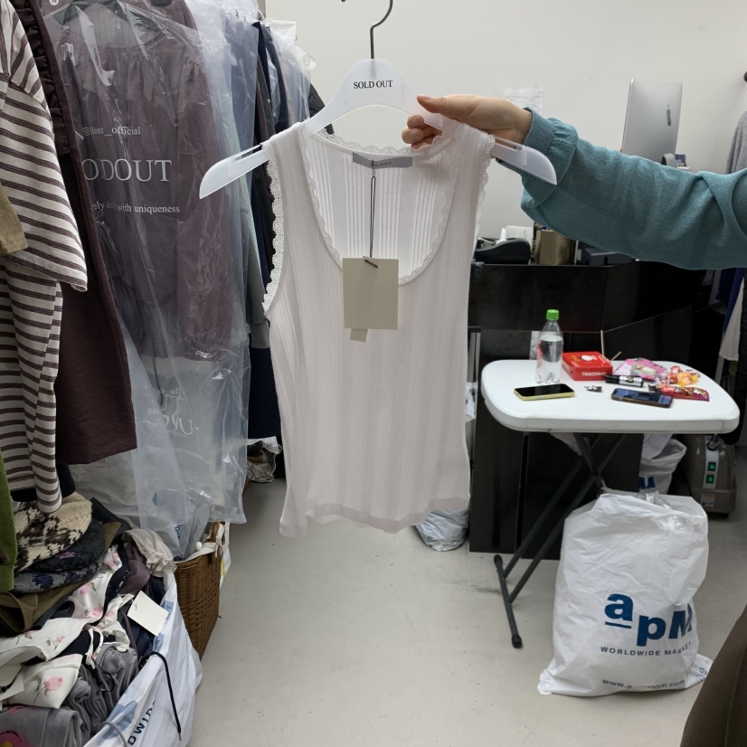 SOLD OUT東大門代購女士新款推薦職業人氣休閑26春夏吊帶背心SOLD OUT吊帶/背心圖色4